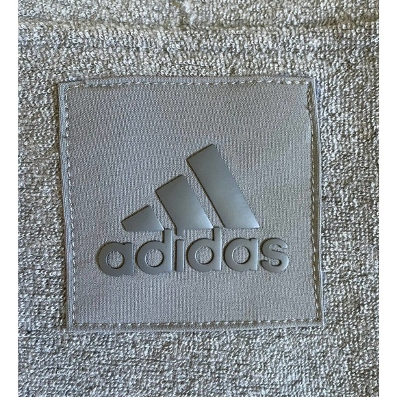 Adidas Mens XL Tall Gray Jacket 1/4 Zipper Terrycloth Mid weight NWT N7 - Picture 10 of 10